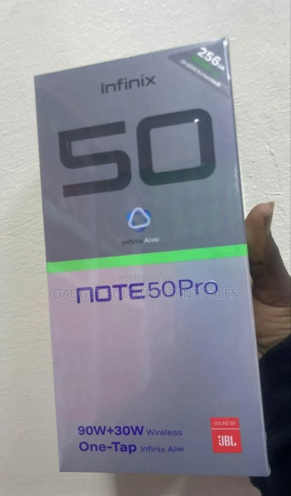 New Infinix Note 50 Pro 256 GB Black