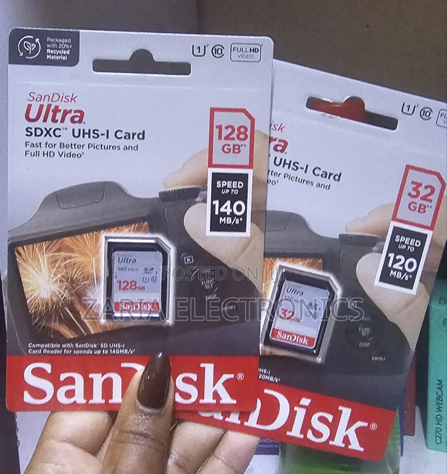 Sandisk 128gb Sd Card Ultra ,Original!!