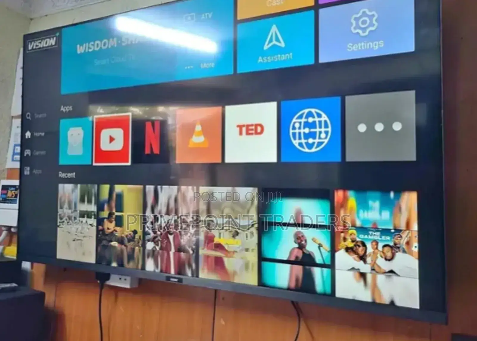 Television Vision Plus 65" Vidaa Ultra Hd
