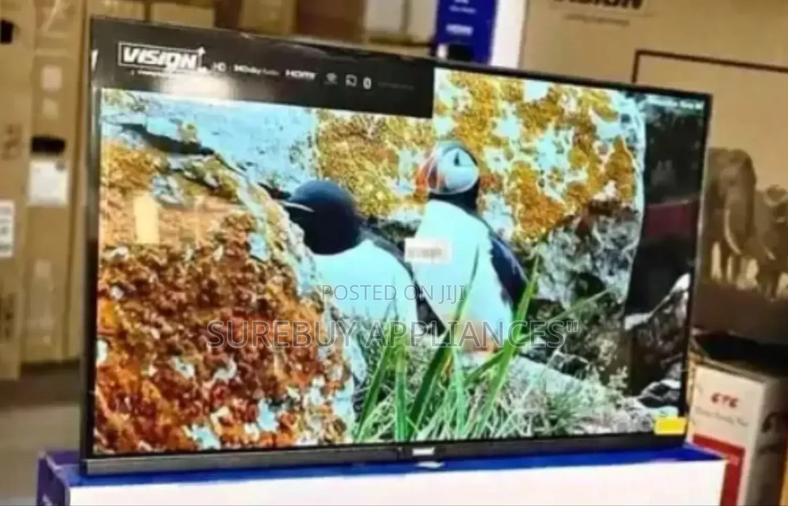 Vision Plus 32 Inch, Bluetooth, Frameless, Smart Android Tv