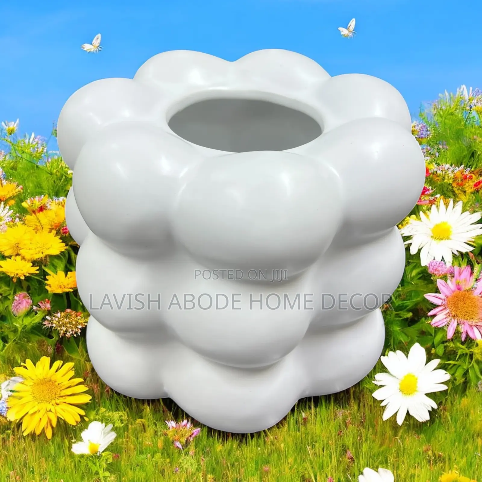 Bubble Flower Vase for Table Decor