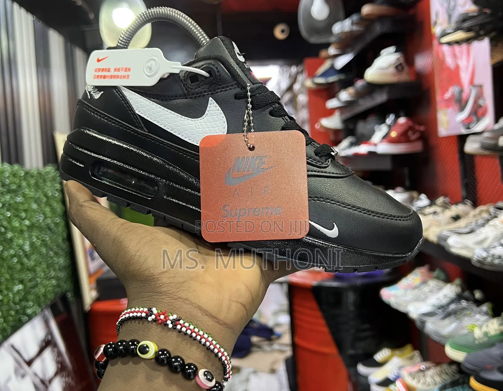 1st Quality Supreme * Nike Air Max 1 “Black” Sizes:37-44