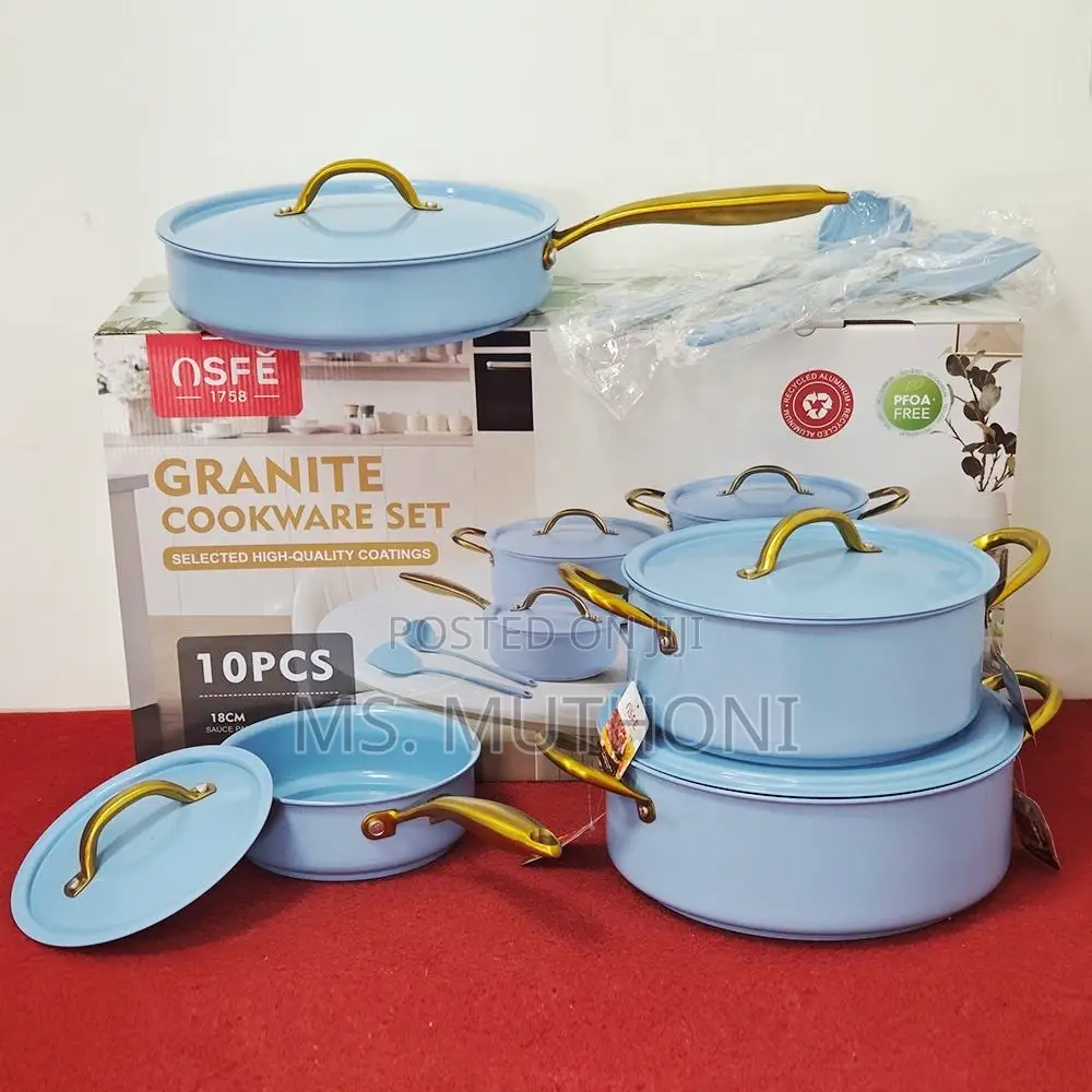  *10pcs Osfe Granite Cookware Set