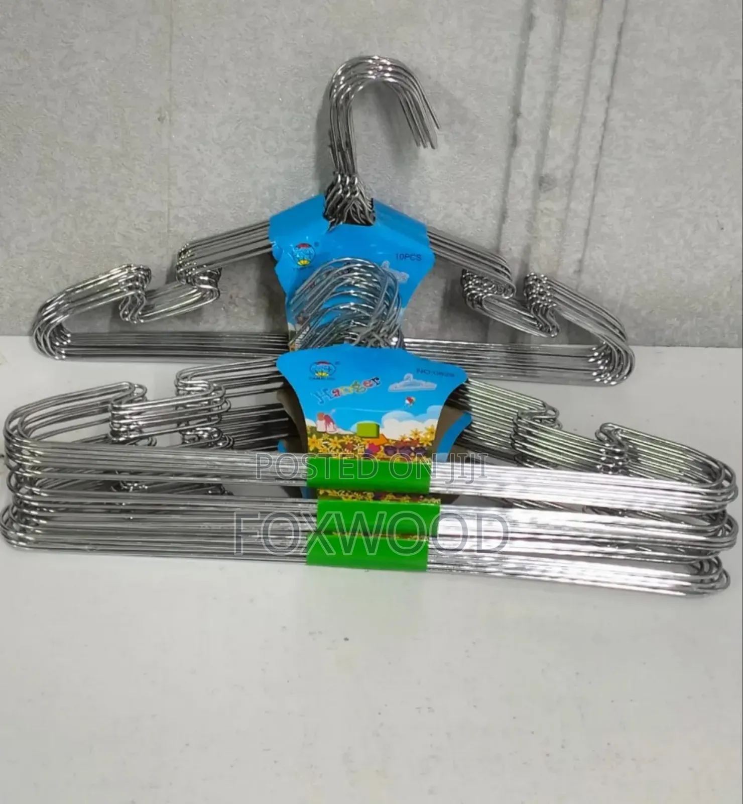 Stainless Steel Strong Clothes Hanger 10 PCS