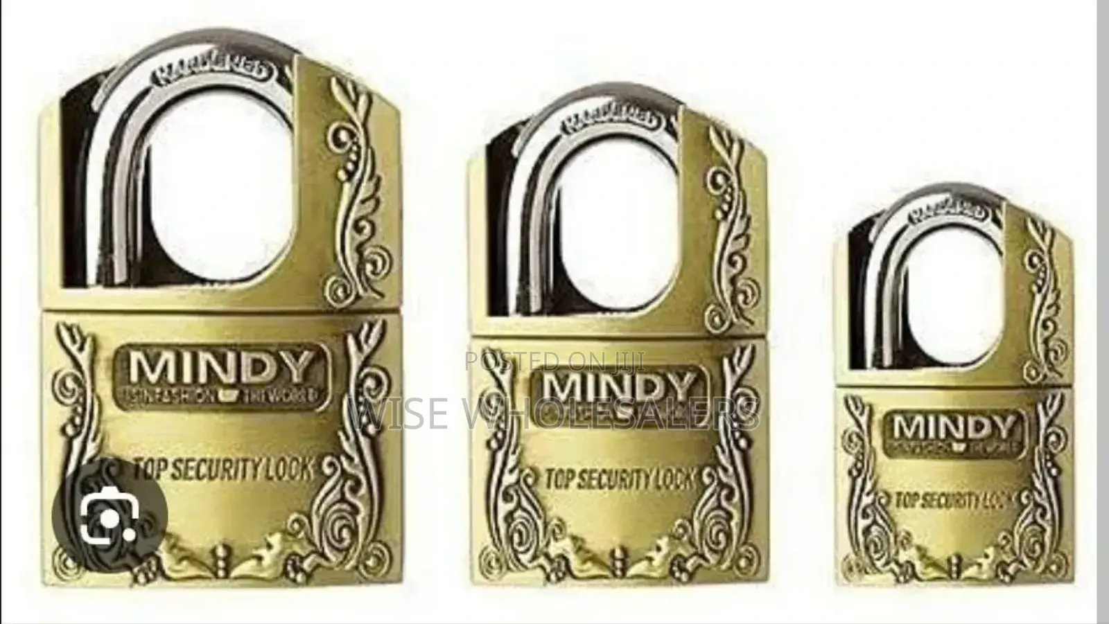 *Mindy Heavy Shrouded Anti Burglar Top Security Lock Padlock