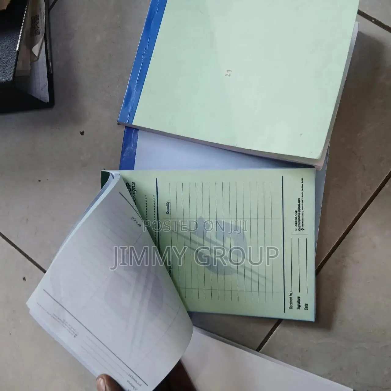 Delivery Note Books. Self Cabonated