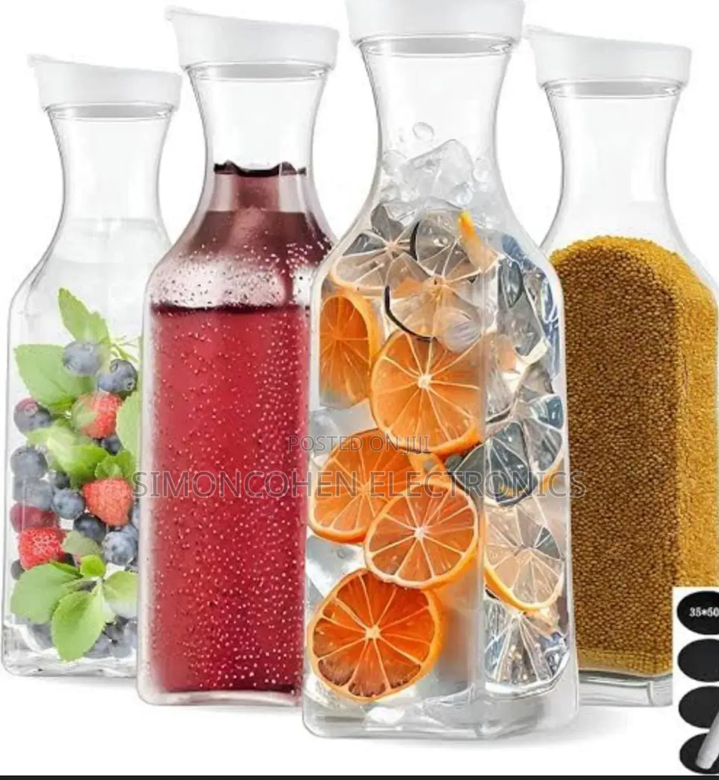 Multi-Purpose Carafe Clear Pitcher Bottle