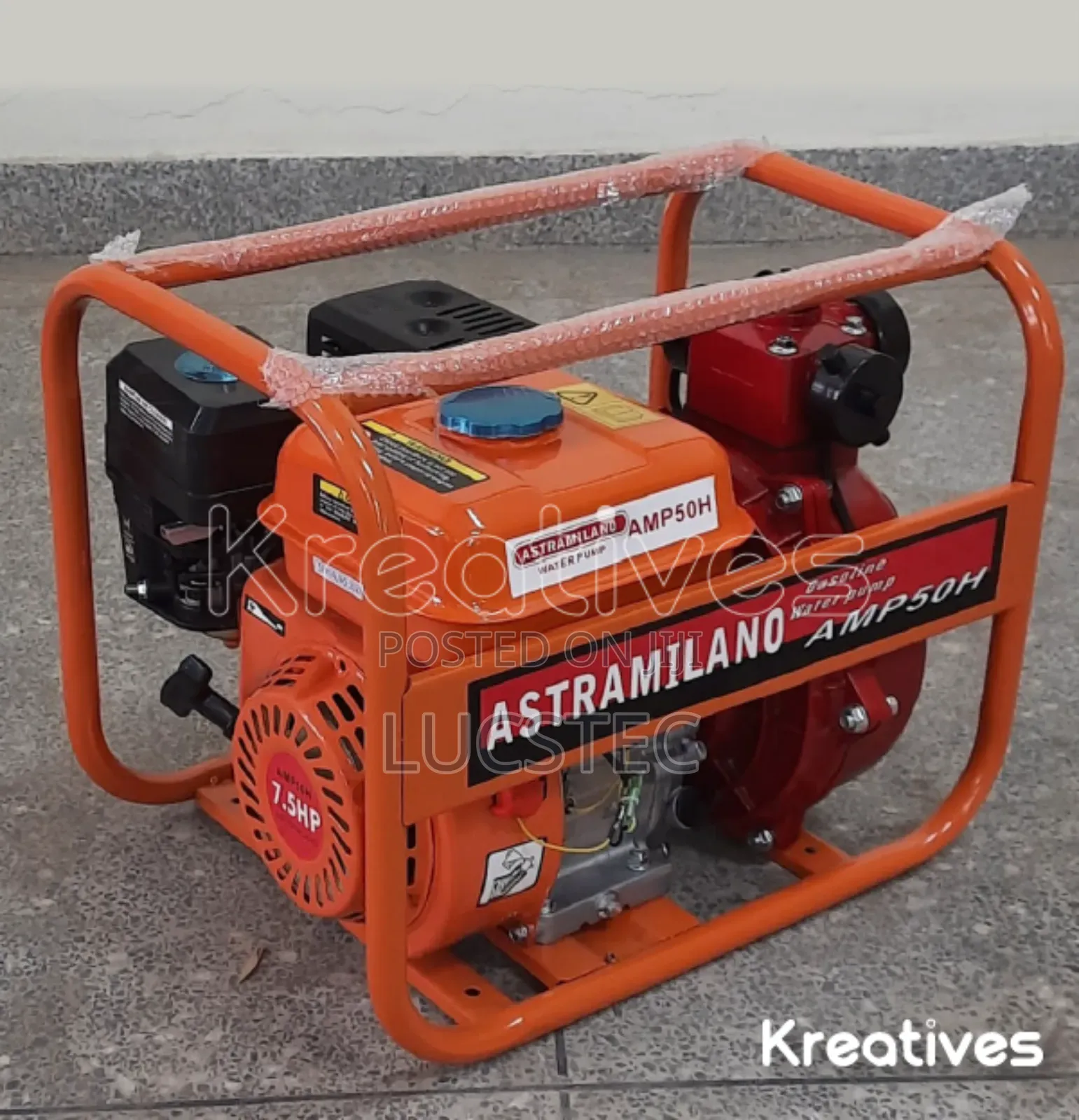 Astramilano 7.5 Hp Petrol High-pressure Water Pump,