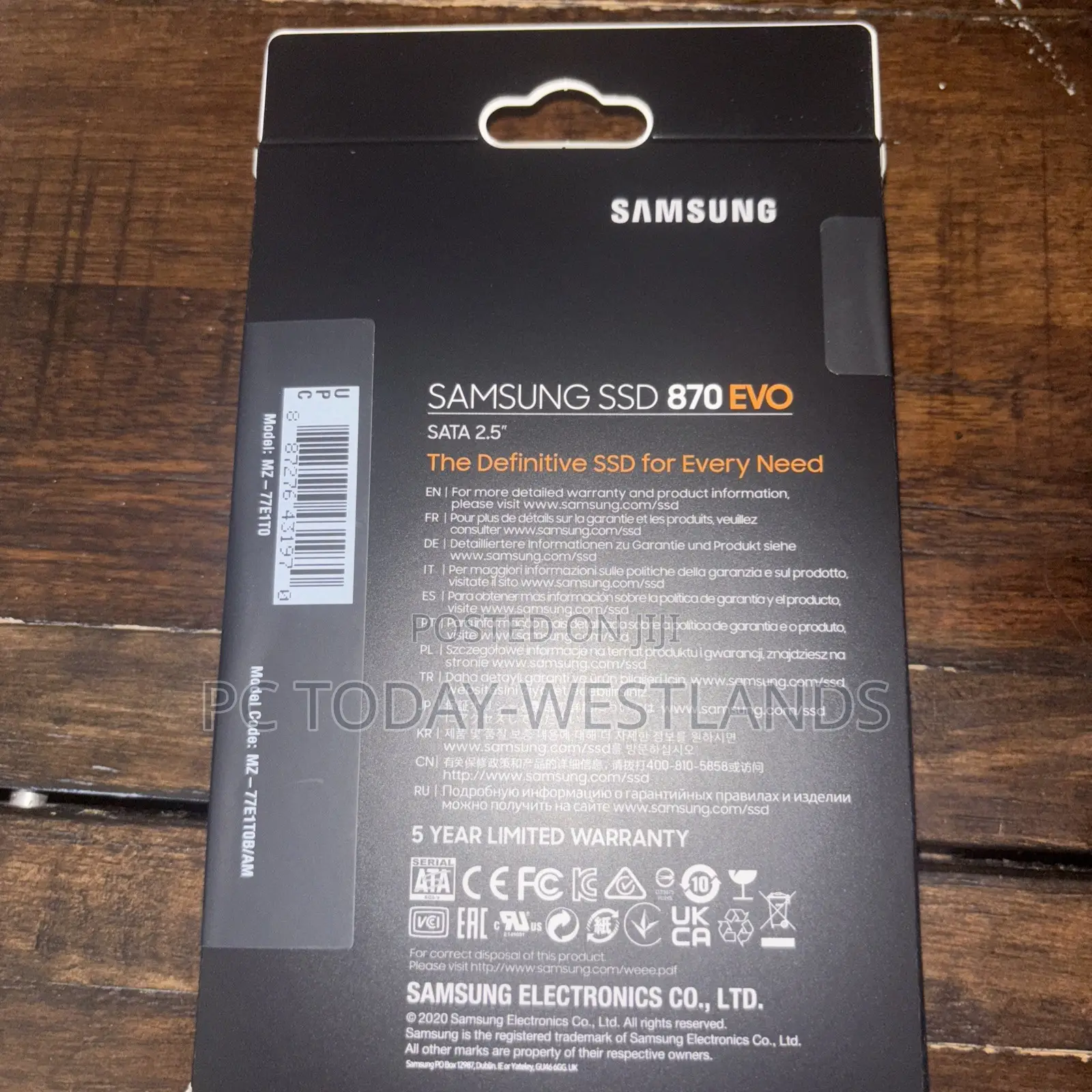 Samsung 870 Evo Series 1tb Sata 2.5" Internal SSD