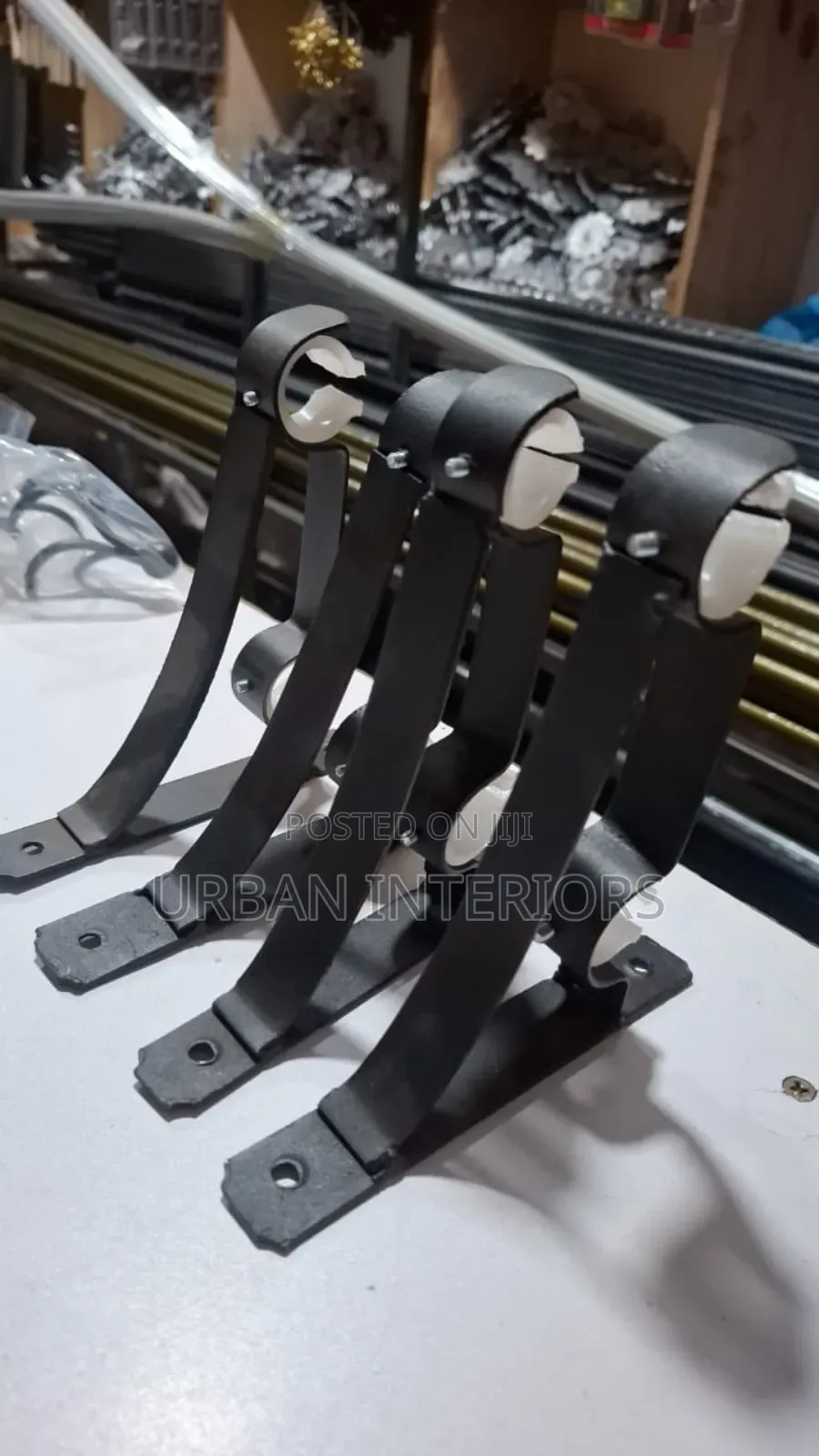 Black Curtain Brackets Black Curtain Brackets