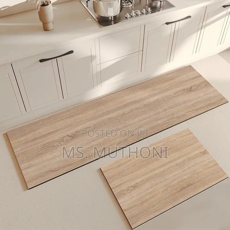 Neutral Aesthetic 2 Piece Kitchen Mats