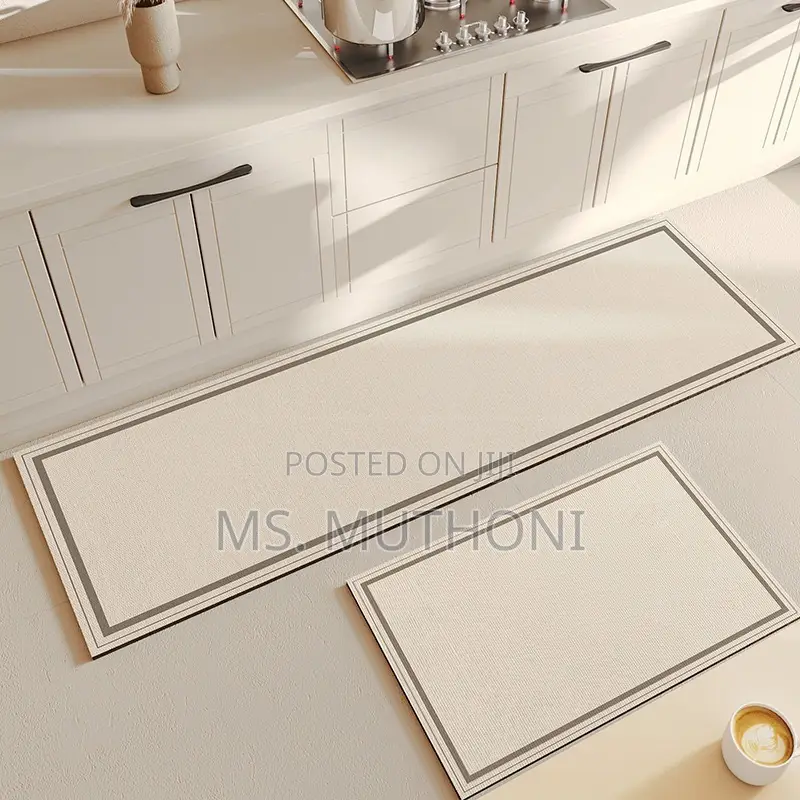 Neutral Aesthetic 2 Piece Kitchen Mats
