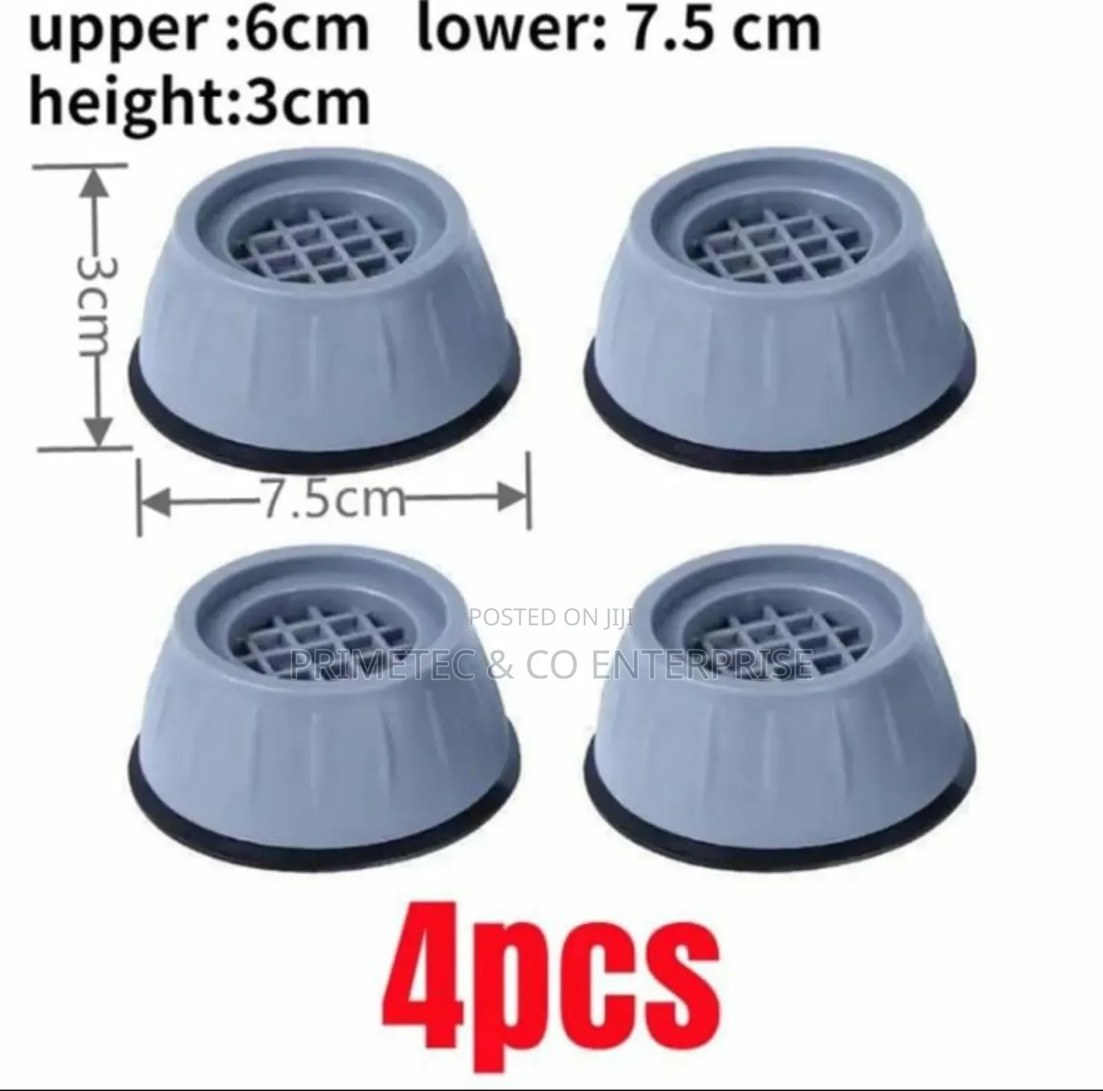 4pc Universal Shock Noise Cancelling Anti-Vibration Pads
