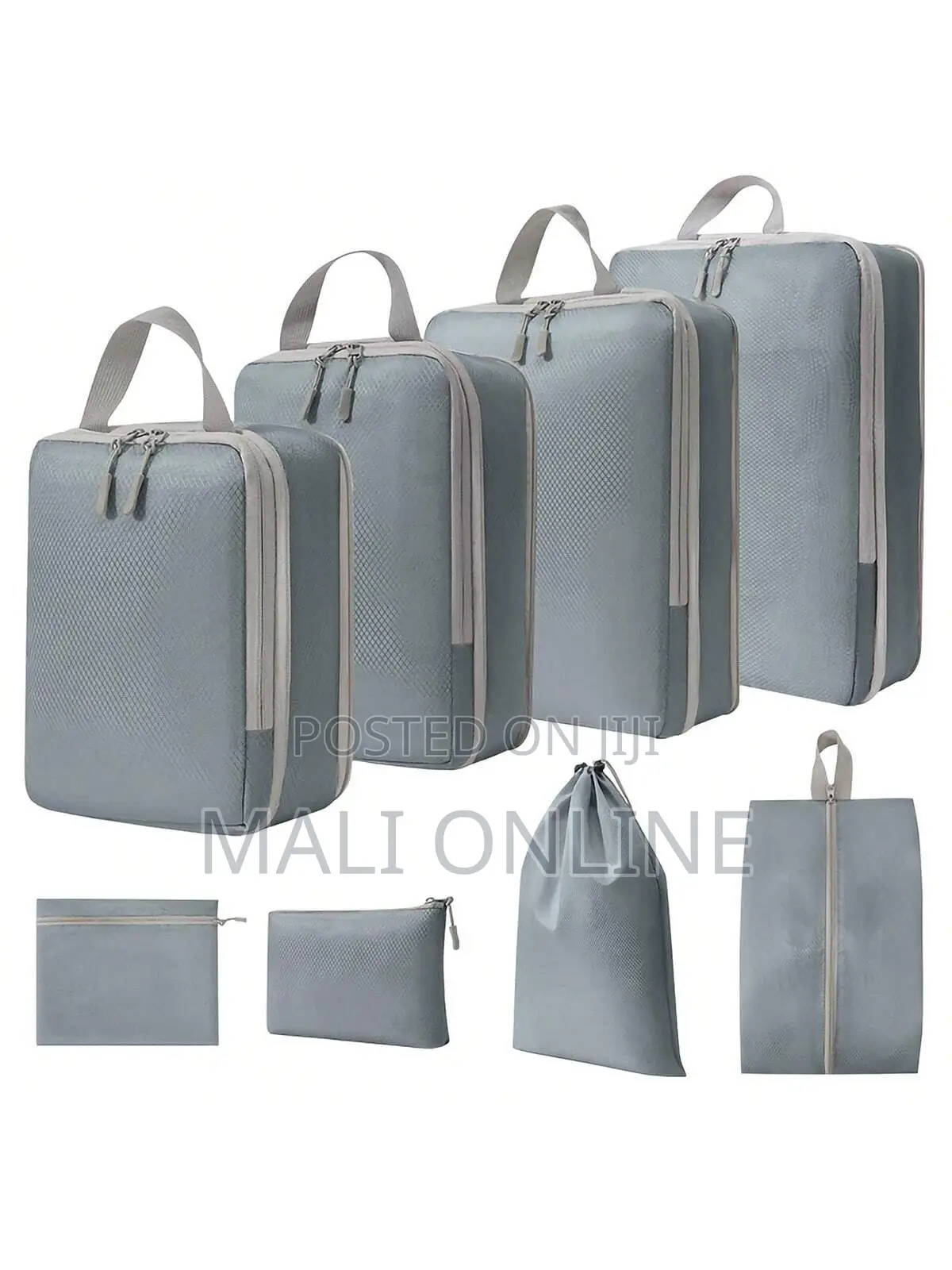 8pcs Travel Packing Cubes Set Waterproof Luggage Organizers