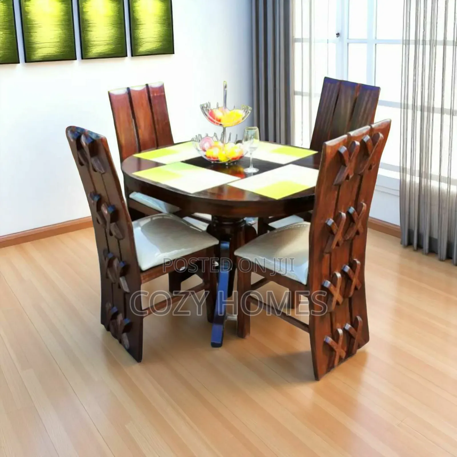 Dining Table a Prestigious 4 Seater Dining Table, Oval