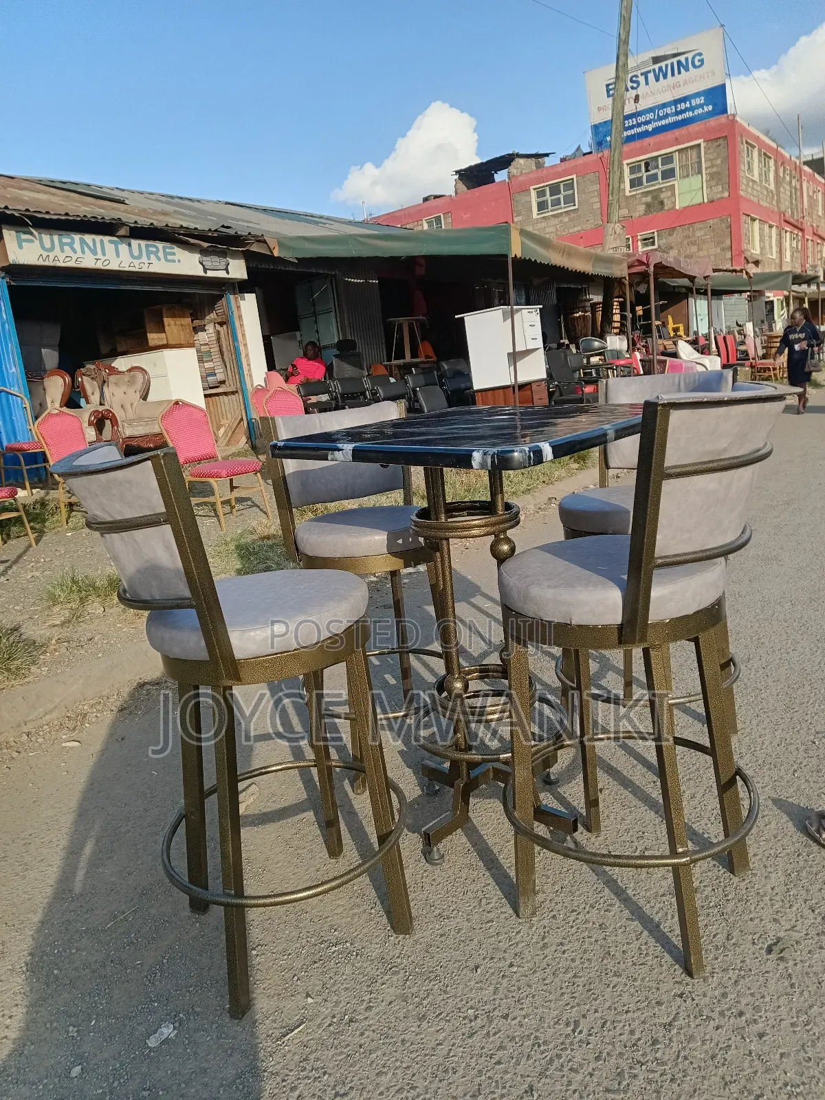 Latest Design High Bar Restaurant Set