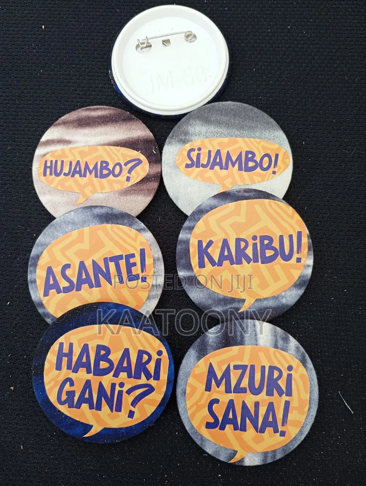 Salamu (Swahili Greetings) Pin Badges
