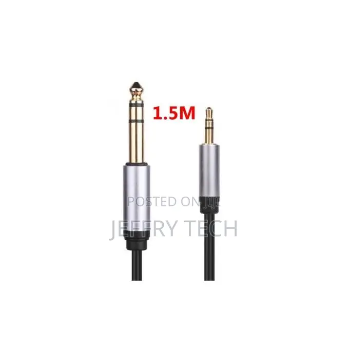 Professional Audio Cable Jack Male vs Jack Male 1.5 Meters