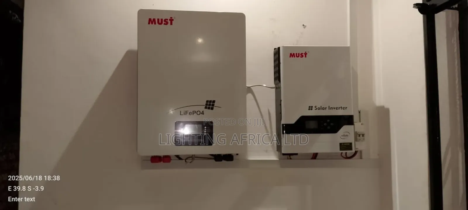 5.5kva Hybrid Inverter 5.12kwh Lithium (6) 615w Solar