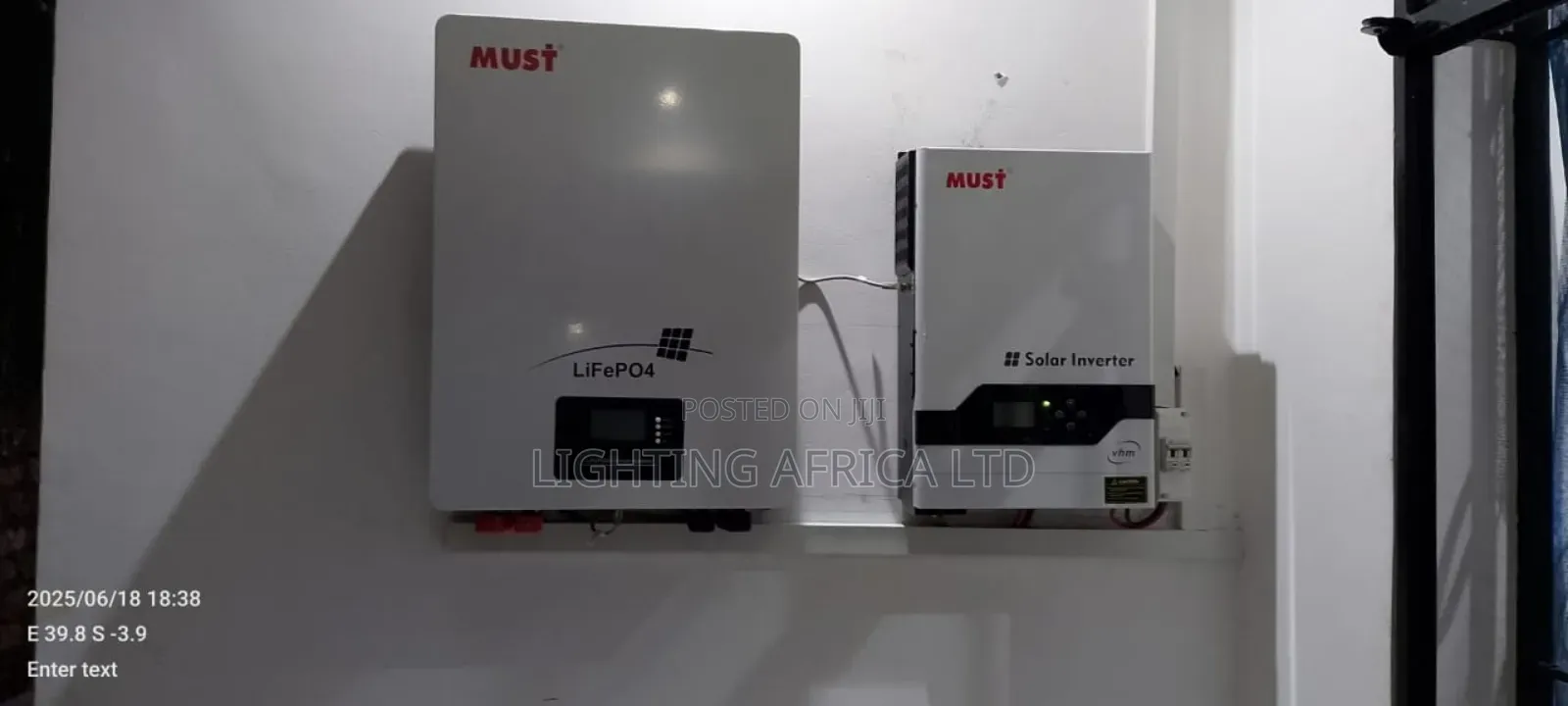 5.5kva Hybrid Inverter 5.12kwh Lithium (6) 615w Solar