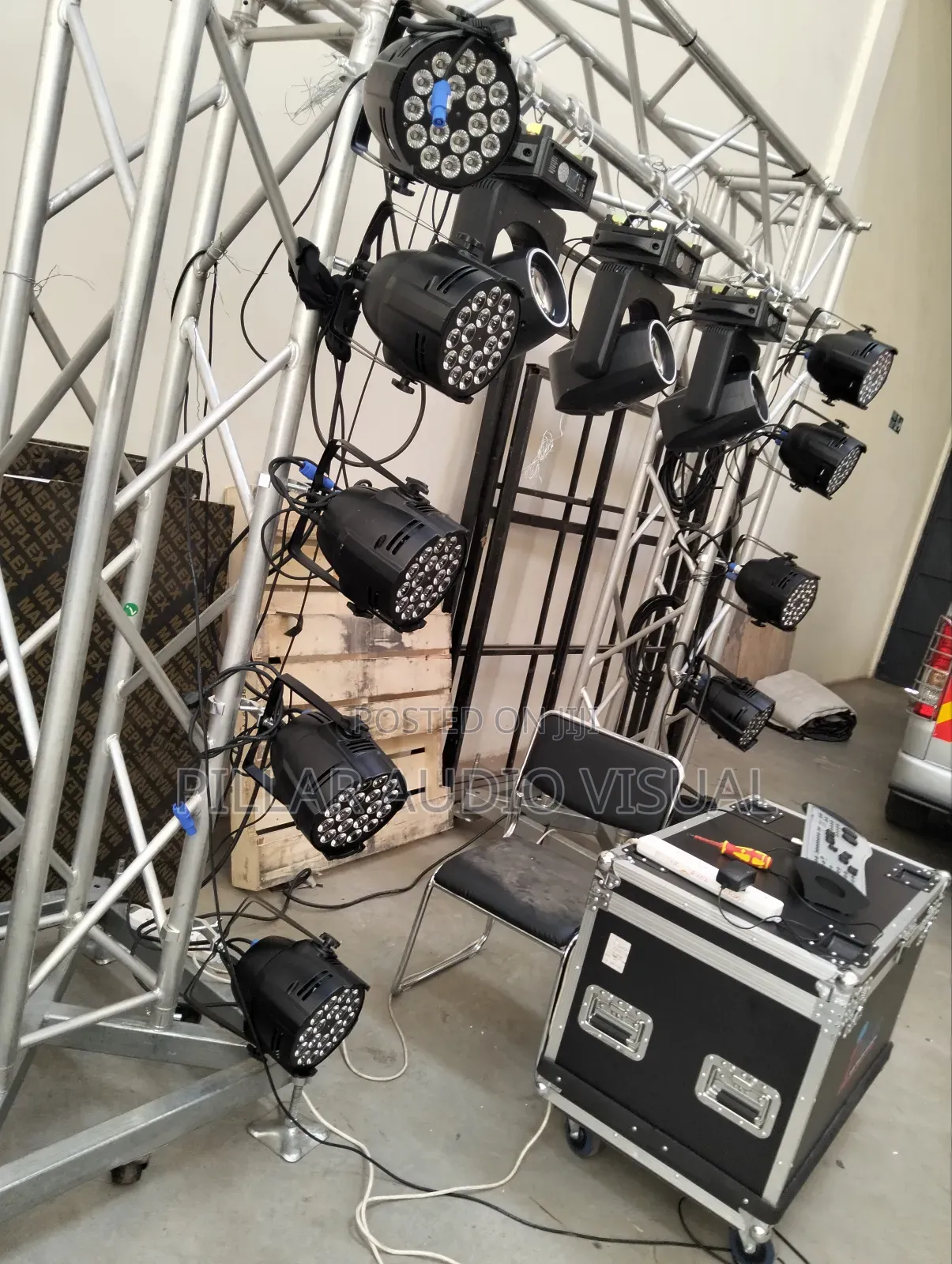 Metallic Parcans Lights Moving Heads for Rentals/Hire