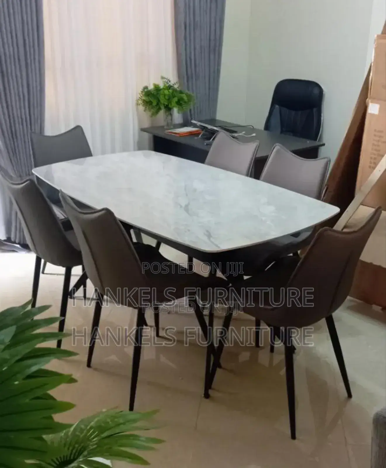 Modern Marble Top Dining Series Table