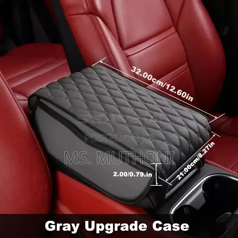 Universal Car Armrest Pad With Side Storage*
