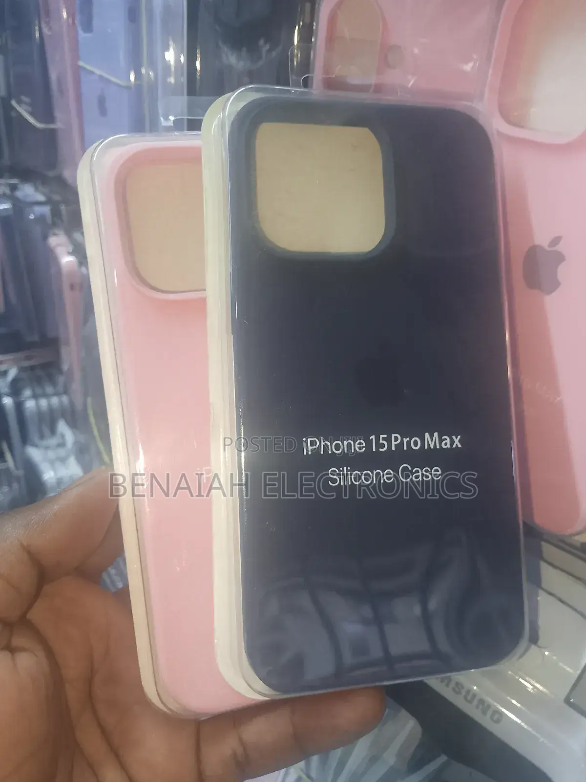 iPhone 15 Pro Max Elegant Silicone Fashion Case.All Colors