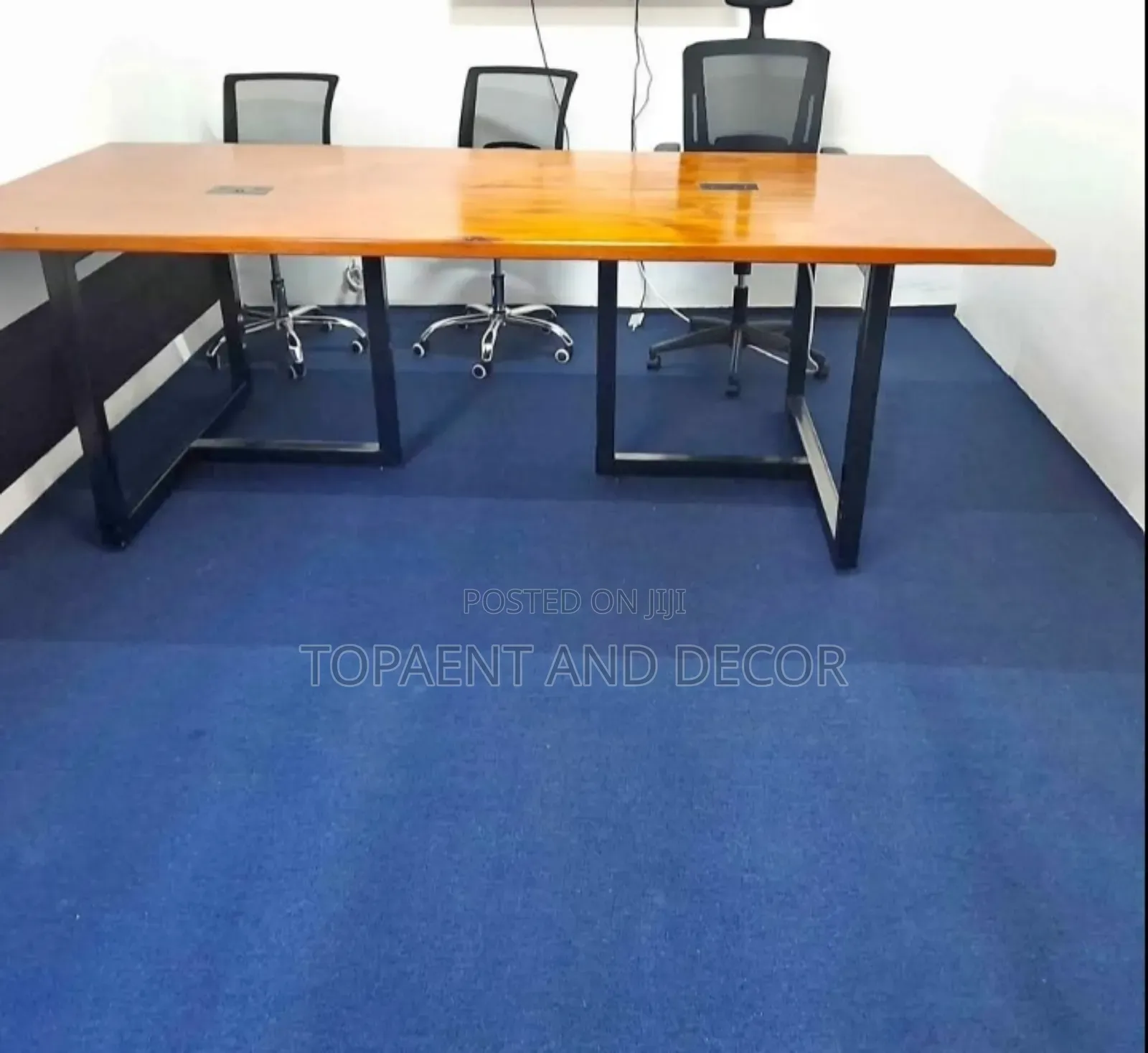 Blue Wall to Wall Carpet Installed in Staffroom Fir Decor