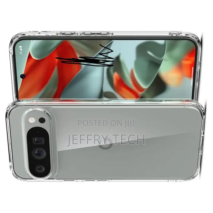Transparent Silicone Case for Google Pixel 9 Pro Cover Pouch