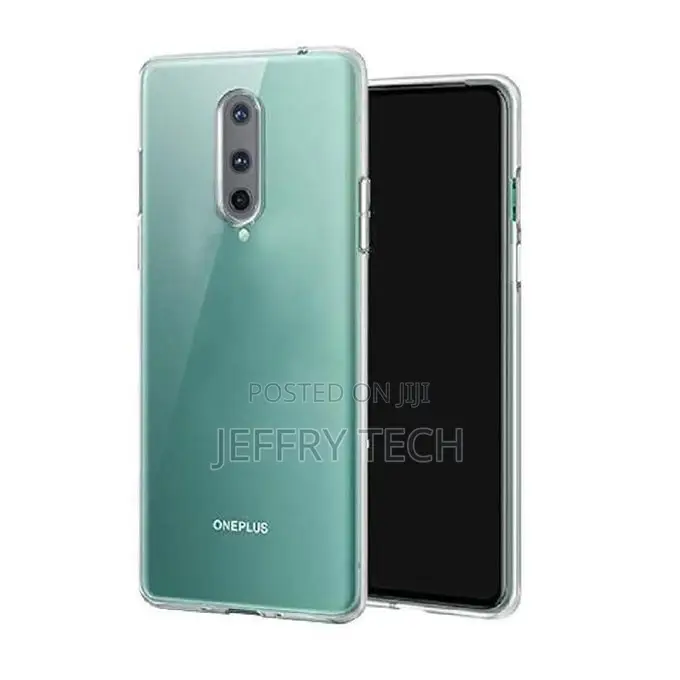 Transparent Silicone Case for One Plus 8 Cover Protection Po