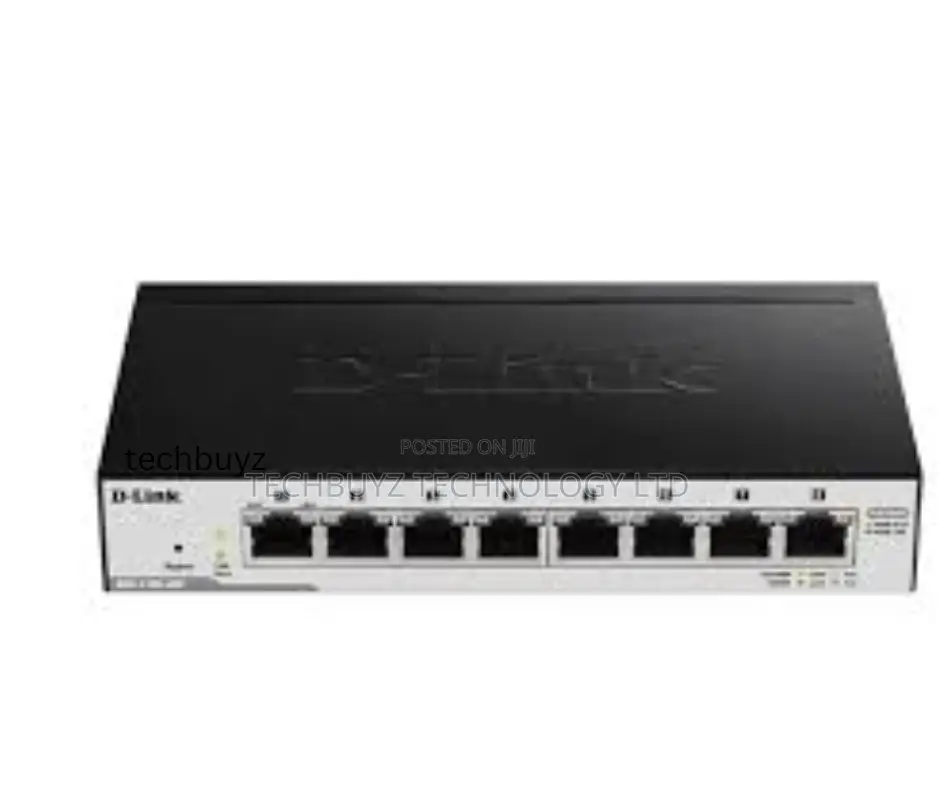 D-Link 8-Port Gigabit Smart Managed Poe Switch /8 Poe Port