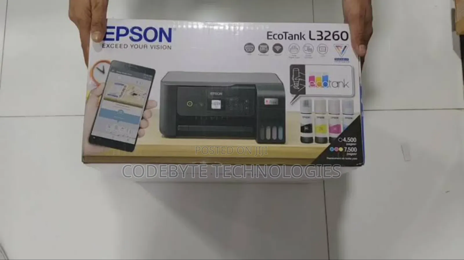 Epson Ecotank L3260 A4 Wi-Fi All-in-One Ink Tank Printer