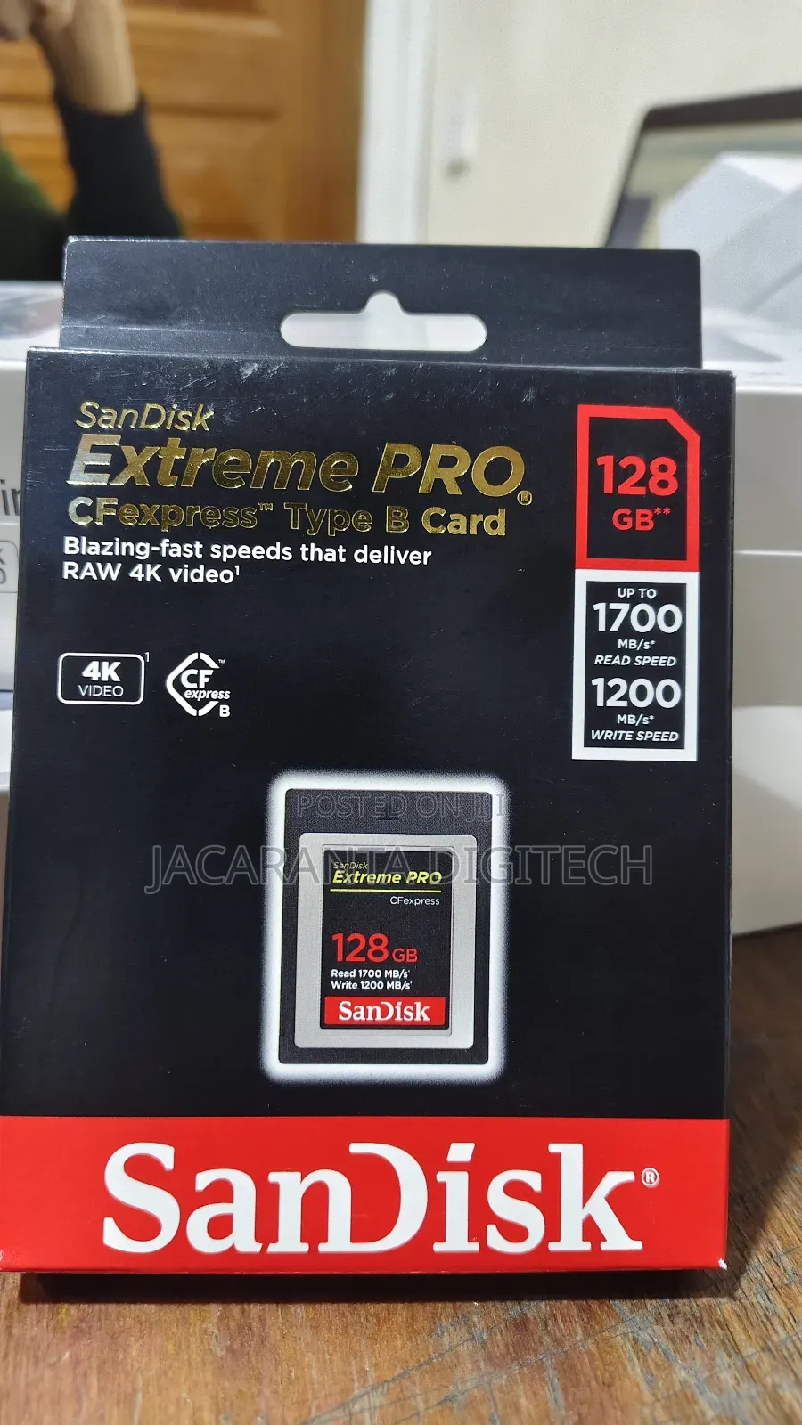 Sandisk 128gb 1700/1200 MBPS Extreme Pro Cfexpress Type B