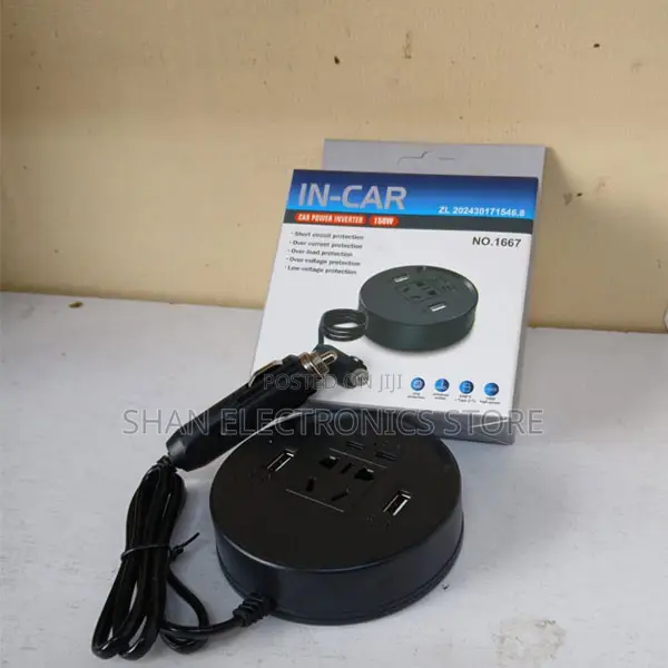 150w Type-C 1 Sockets Dual Dc12v/24v to Ac 220v 2 Usb 2