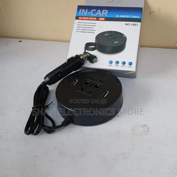 150w | Cigarette Lighter Input for Optimal Car Charging