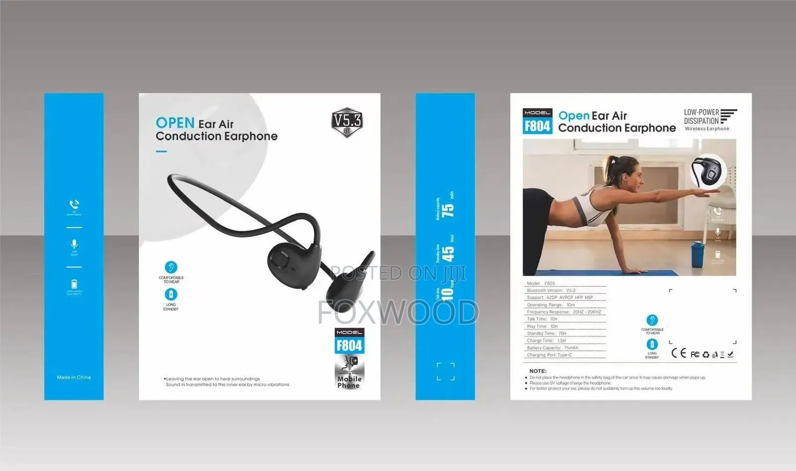 Open Ear Air Conduction Earphones.