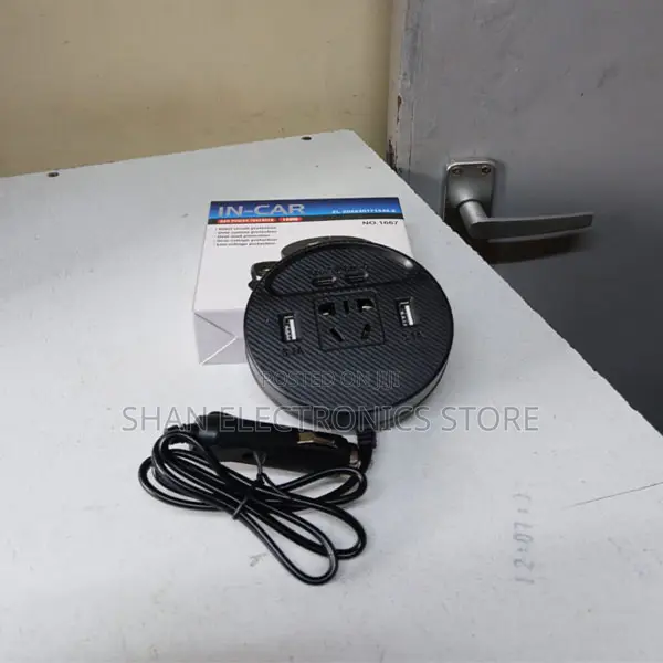 Usb and 1 Type C Ports Car Power Inverter Dc 12v to 220v