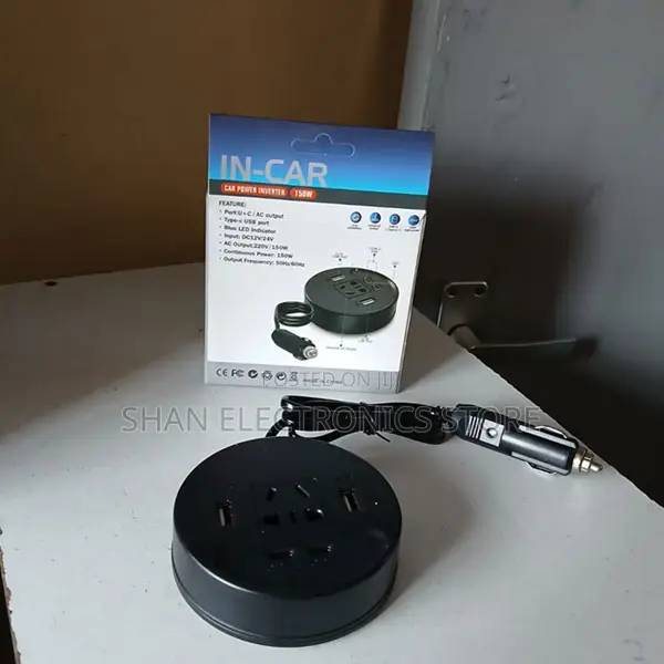 Truck Camping 150w Power Inverter Dual Usb and 1 Ac Outlets