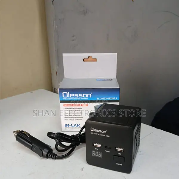 Reliable Compact Inverter – Dc 12v to Ac 220v Converter