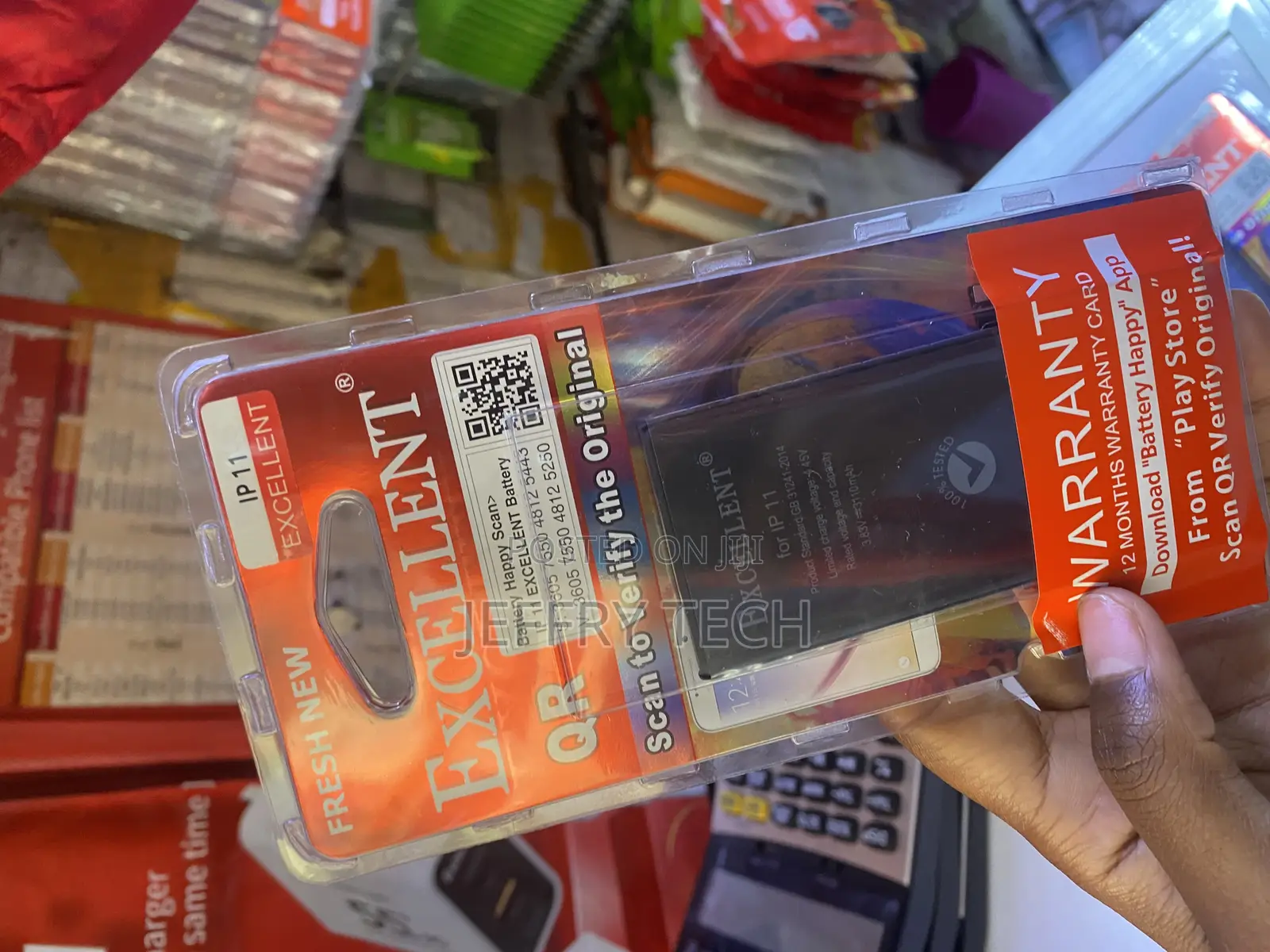 Upgraded Battery for iPhone 11 Battery A2111 A2221 A2223