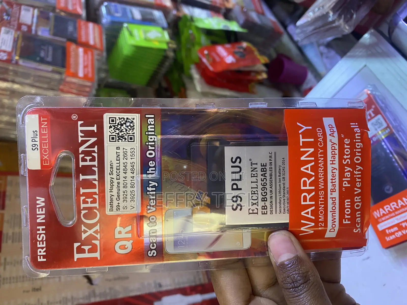 Excellent Samsung Galaxy S9 Plus Mobile Phone Battery.