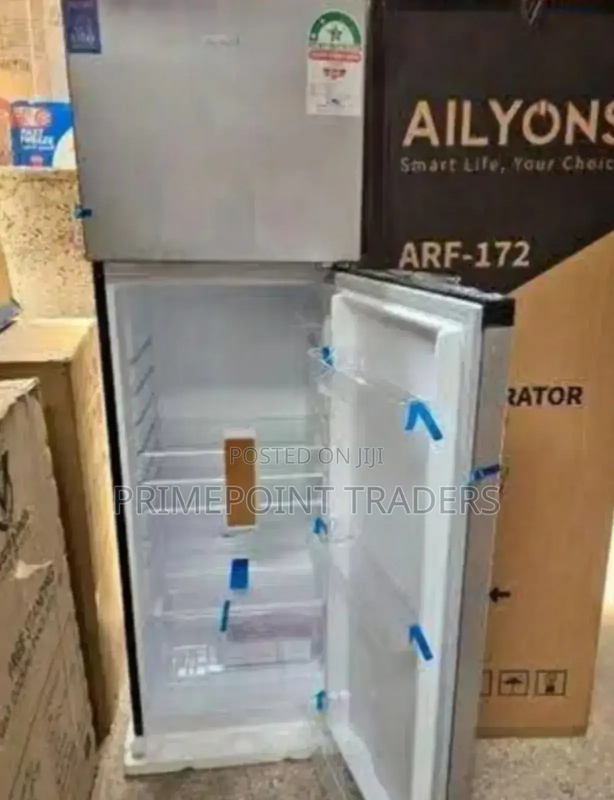Refregirator Ailyons 168litres, 2 Door, No Frost