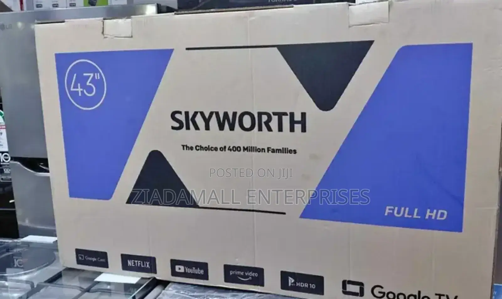 Skyworth 43" Smart Tv With Google Assistant Built-In
