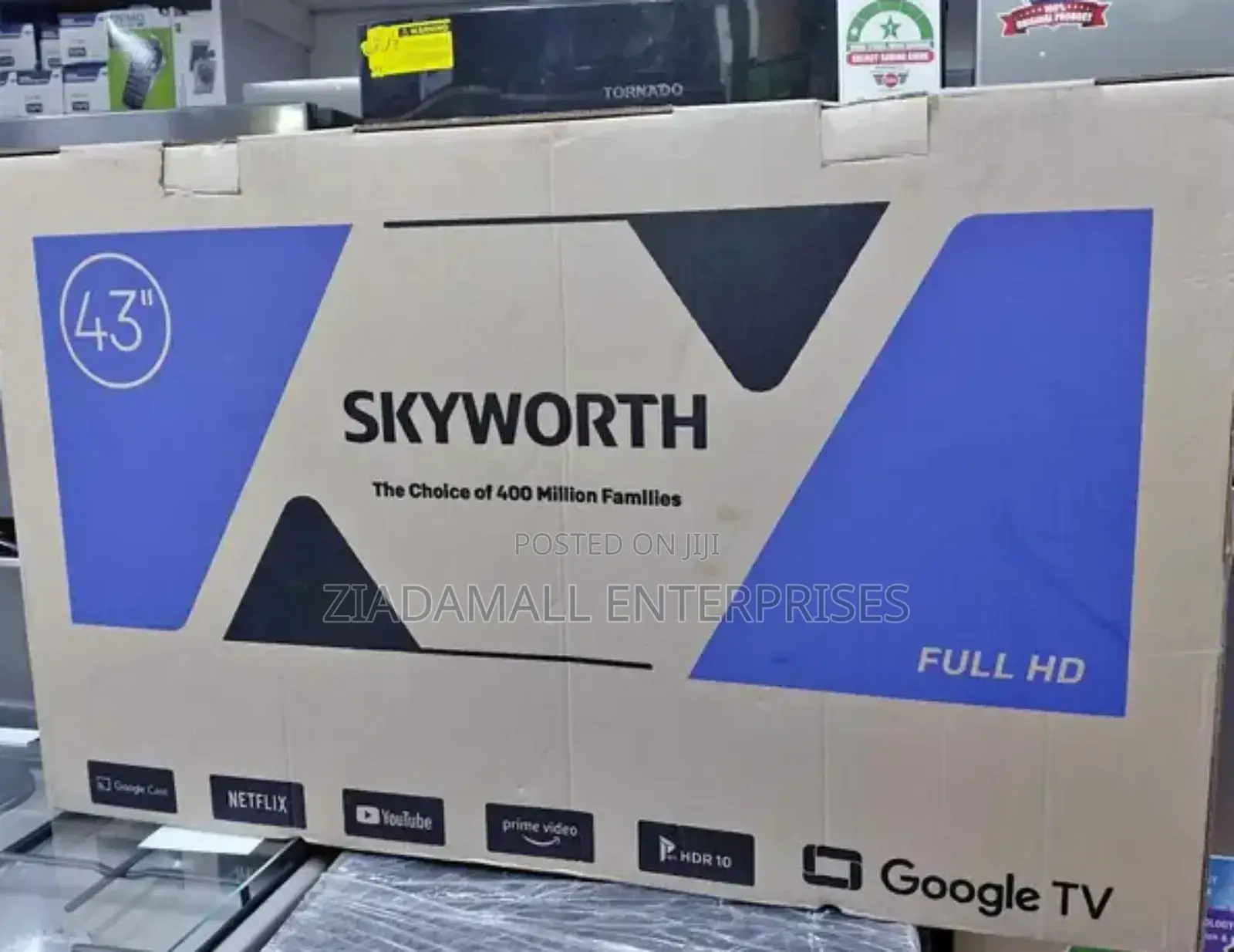 Skyworth 43" Smart Tv With Google Assistant Built-In