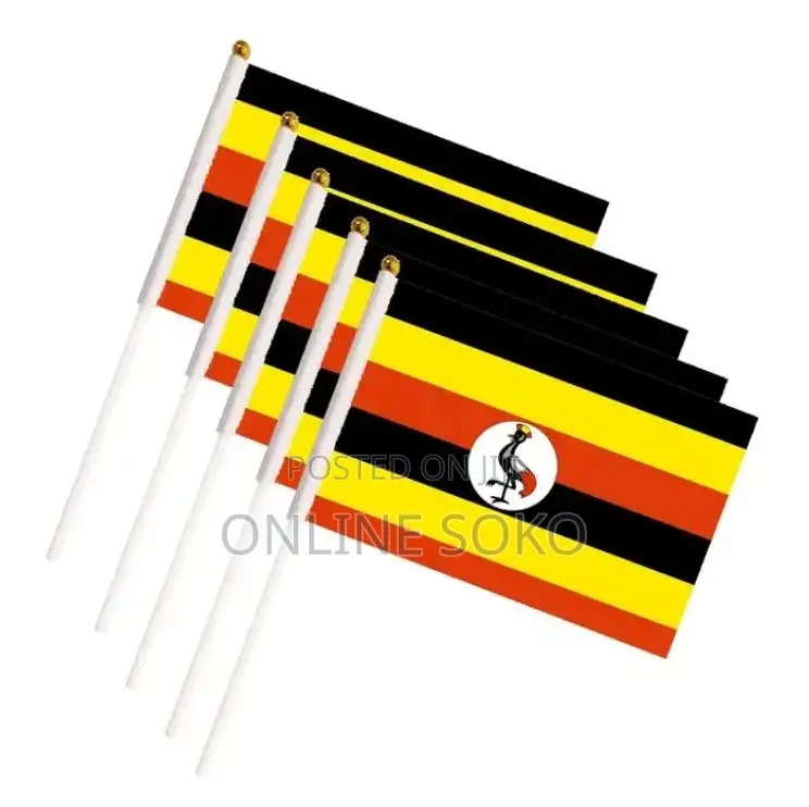 Mini Handheld Waving Stick Country Flags - 4" X 6" - 12 PCS