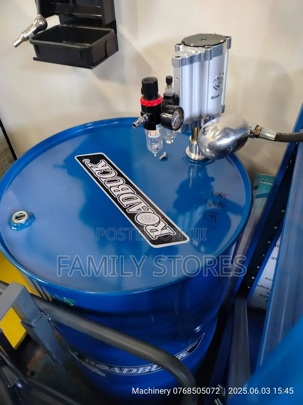 Commercial Heavy Duty Oil Pumping System With 180l Drum