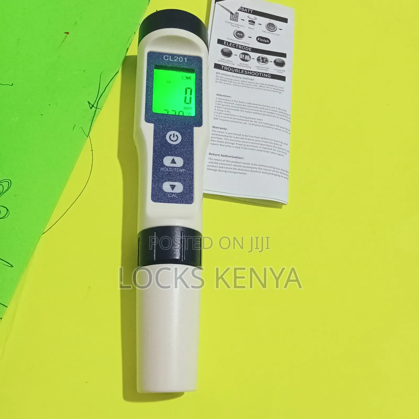 Pond Water Chlorine Meter
