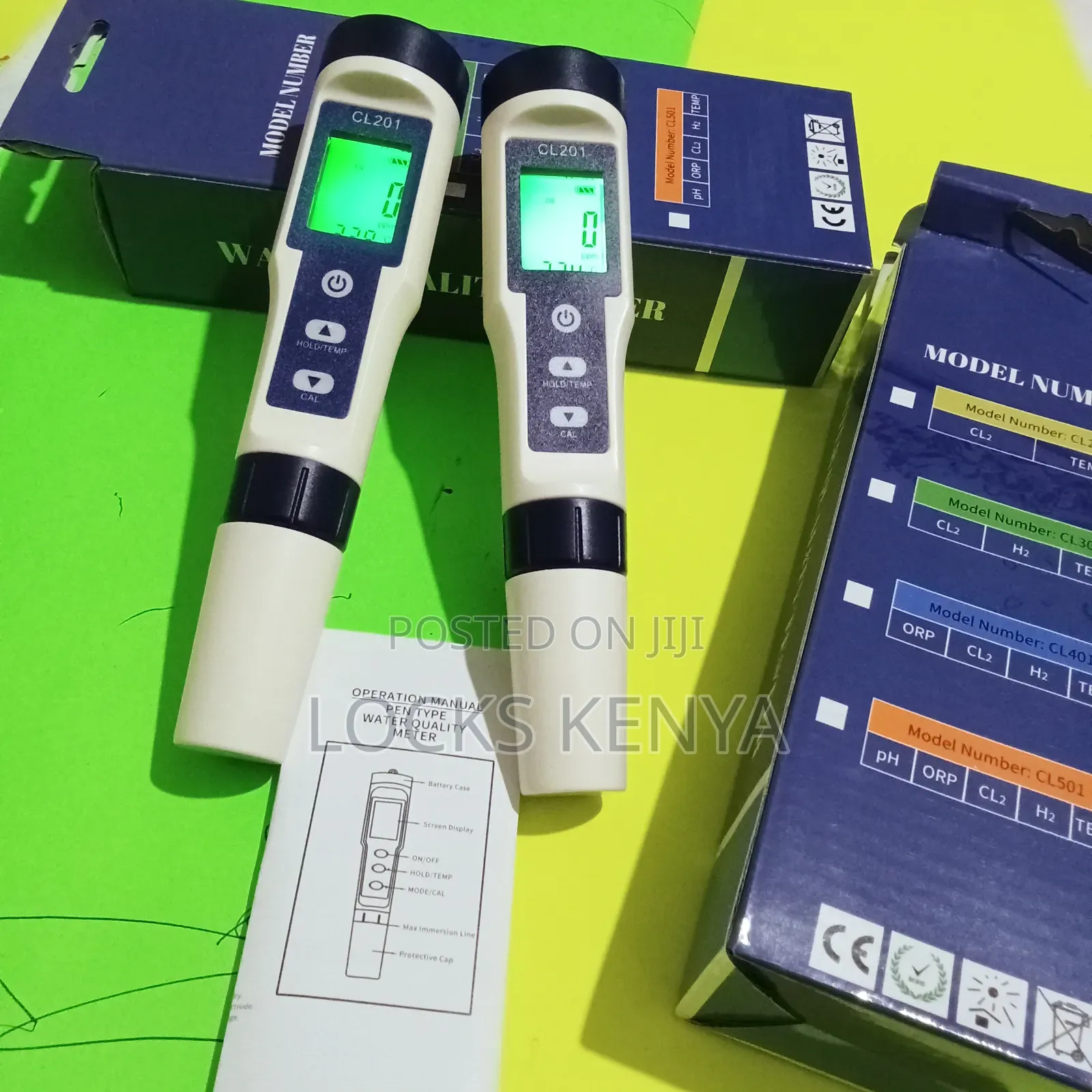 Cl2 Temp Water Meter