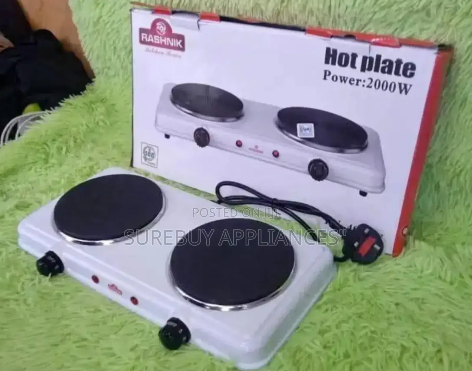Rashnik 2 Double Electric Hot Plate Cooker